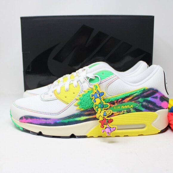 Nike Air Max 90 Grateful Dead x Oregon Shoes Mens 13 “Grateful Ducks” NEW w/Box - Picture 1 of 16